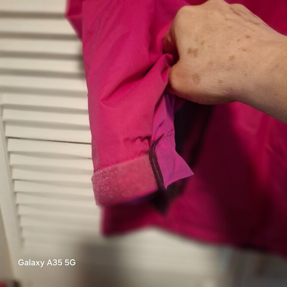 Columbia Womens Pink Hooded Winter Jacket W/ Zipper & Snap Closure Sz 2XL Cozyco - Picture 5 of 15